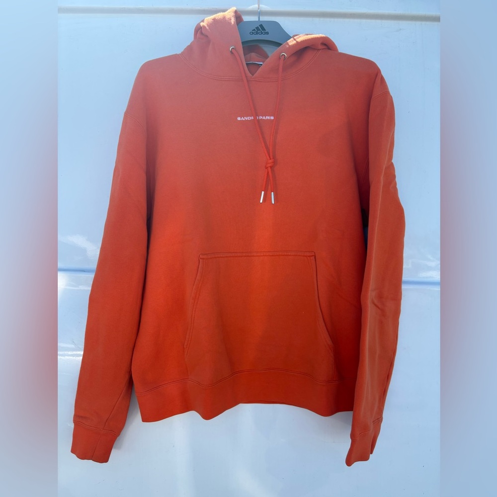 Sandro Paris Men's Orange Hoodie